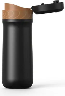 Produktbild von Tragbare Outdoor-Kaffeekanne aus Edelstahl mit automatischer Trennung des Kaffeesatzes Kaffeethermoskanne, Teekanne 350ml