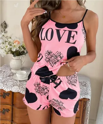 Immagine prodotto di Pigiama corto da donna LO-30767 - Rosa / S KP30767