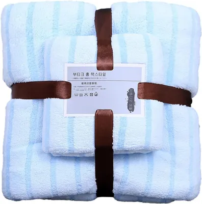Produktbild von Handtuch- und Badetuch-Set in Korallenfarbe - 2-teilig