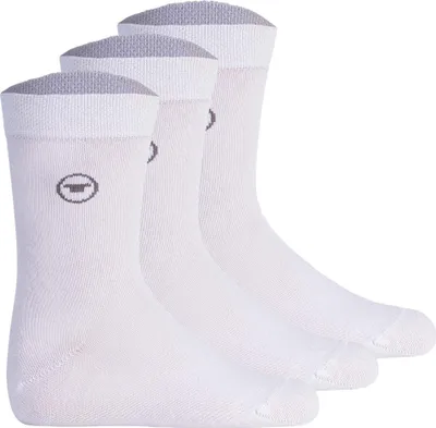 Produktbild von TOM TAILOR Uni Kinder Socken, 3er Pack - Strümpfe, Baumwolle, Logo, einfarbig Weiß 35-38