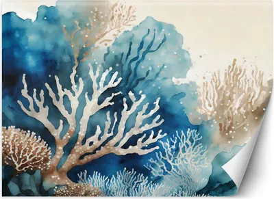 Produktbild von Vlies fototapete Meer Abstraktion 150x105 cm Feeby Blau inkl. Kleber einfache Montage