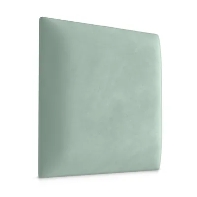 Obrázek produktu pro Muralo Čalouněný panel WANDKISSEN polštář na zeď čelo postele nástěnný panel mátový 30 cm x 30 cm