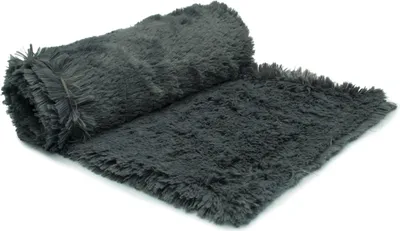 Obrázek produktu pro Pletené Minky Hair, Shaggy, Shaggy (18 mm) Graphite 50x160 cm