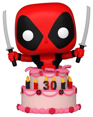 Image de Funko Pop! Marvel : Deadpool dans un gâteau – Tête oscillante 776