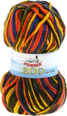 5 x 100g Strickgarn 200 by VLNIKA, #17 Winter