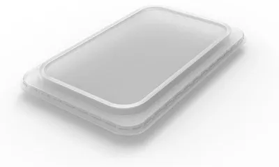 Produktbild von Deckel für 1/4 GN Menüschalen Transparent PP 272x173 | Packung (225 Stück)
