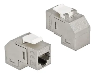 Image de Delock Module Keystone RJ45 femelle vers RJ45 femelle Cat.6A