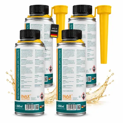 Produktbild von INOX® Dieselpartikelfilter Reiniger Additiv (DPF) 4x 250ml - Rußfilter System
