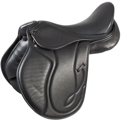 Imagen del producto de Silla de montar PIFF Linus, color , diseño de asiento semi-profundo, tamaño 16,5, para ponis/caballos pequeños/medianos (II)