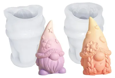 Obrázok produktu pre Silikónová forma "Skrítok", 3D forma na sviečky, forma na odlievanie dekorácií a darčekov