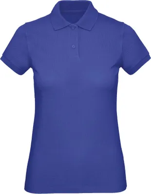 Produktbild von B&C Damen Polohemd aus Ringspun-Bio-Baumwollpiqué mit Feinripp-Kragen und 2 Ton-in-Ton-Knöpfen