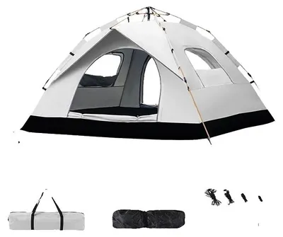 Obrázek produktu pro Stan pop-up, lehká konstrukce, dvě ložnice, (210 cm x 190 cm x 135 cm)
