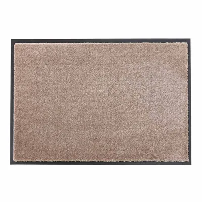 Image de SCHÖNER WOHNEN-Collection Paillasson Intérieur MIAMI Taupe 50 x 70 cm