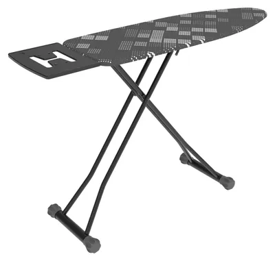 Productafbeelding van Evila Originals, strijkplank van hoge kwaliteit, 100% staal, 44 x 155 cm, 100% katoen/PES