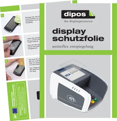 Produktbild von 2x Schutzfolie für REA CARD T7 pro touch matt Displayschutzfolie Folie Display Schutz dipos