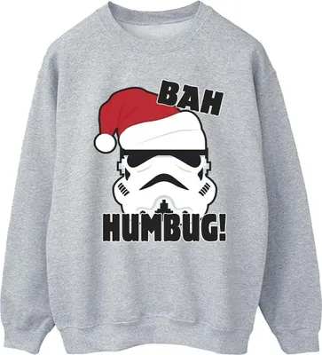 Produktbild von Star Wars - "Episode IV: A New Hope Humbug" Sweatshirt für Herren BI46030 (S) (Grau)