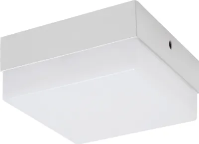 Produktbild von LED Deckenlampe Aluminium neutralweiß 4000 K 1340 lm B: 12 cm Weiß quadratisch