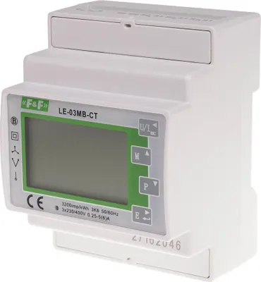 Obrázok produktu pre Elektromer 3-fázový LE-03MB CT MID smernica 3-fázový