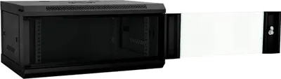 Produktbild von vidaXL Netzwerkschrank mit Speicher Schwarz 60 x 35 x 28 cm Stahl