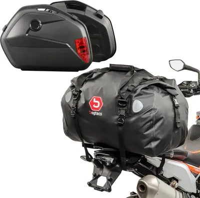 Immagine prodotto di Set di valigie per moto + portavaligie SX82 + borsa posteriore XF60 Universale