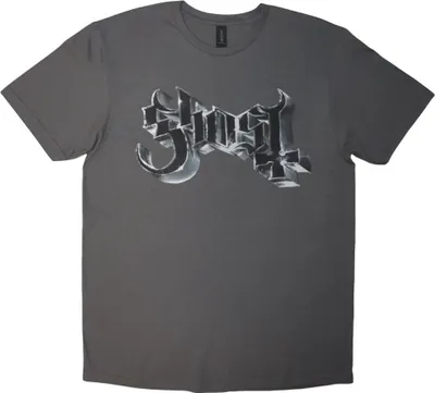 Image de T-shirt Ghost « Grucifix » pour hommes/femmes unie, impression au dos RO15462 (L) (anthracite)