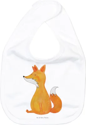 Produktbild von Mr. & Mrs. Panda Schlabberlatz Einhorn Fuchs - Weiß - Geschenk, Unicorn, Kinderlätzchen, Schlabberlätzchen, Füchse, Fuchshörnchen, Sabber Lätzchen, Einhörner, Für Babys