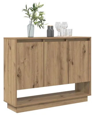 Immagine prodotto di vidaXL Credenza Artisan in rovere 97 x 29 x 75 cm Materiale a base di legno