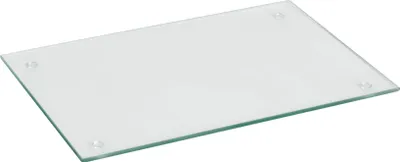 Produktbild von Harbour Housewares Glasschneidebrett – 40 x 30 cm – Transparent