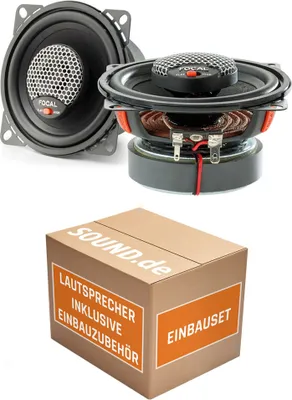 Produktbild von A-Klasse W169 Heck - Lautsprecher Boxen Focal ICU100 | 10cm 2-Wege Koax Auto Einbauzubehör - Einbauset passend für Mercedes A-Klasse JUST SOUND best choice for caraudio