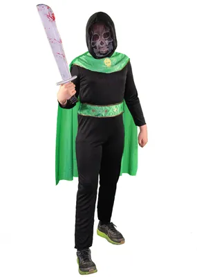 Produktbild von Skelettkrieger Kostüm für Jungen, Größe:158/164