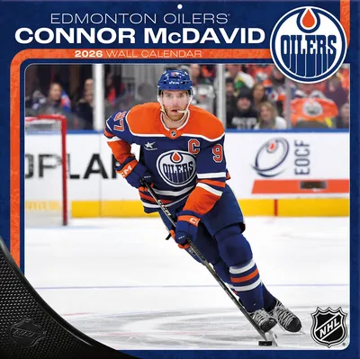 Produktbild von Turner Edmonton Oilers, Connor McDavid NHL 30,5 x 30,5 cm Spieler Wandkalender 2026