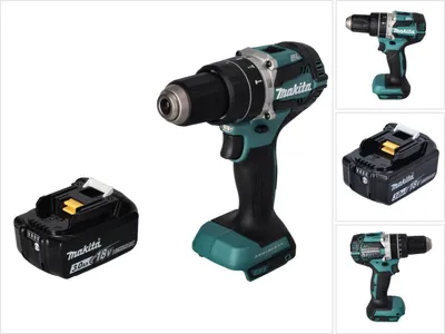 Produktbild von Makita DHP 484 F1 Akku Schlagbohrschrauber 18 V 54 Nm Brushless + 1x Akku 3,0 Ah - ohne Ladegerät