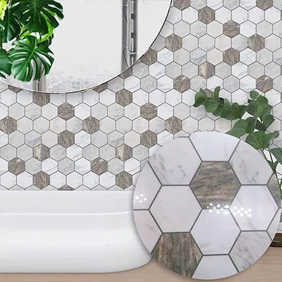 Productafbeelding van Famanu Wand- en vloerstickers - Moderne decoratie, 20x20 cm