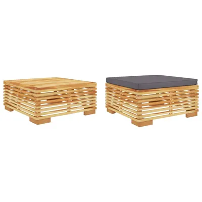 Produktbild von 2-tlg. Garten-Lounge-Set Massivholz Teak