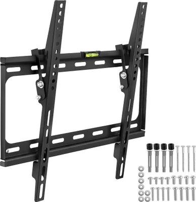 Produktbild von tectake® TV Wandhalterung für 26 - 75 Zoll (66 - 191 cm) neigbar und stufenlos breitenverstellbar flacher Wandabstand