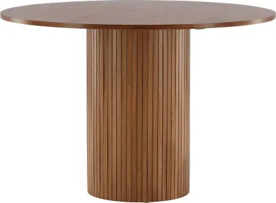 Immagine prodotto di FURNLUX Tavolo da pranzo Bianca Noce 110cm / Hauptfarbe: Braun / Dimensioni: 110 x 110 x 75 cm