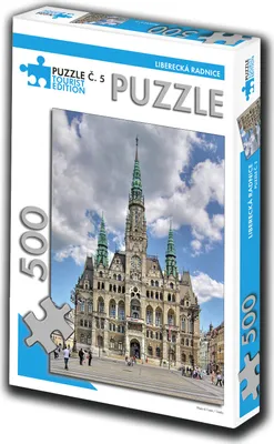 Obrázek produktu pro PUZZLE TOURIST č. 5 - Liberecká radnice 500 dílků