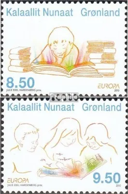 Produktbild von Briefmarken Dänemark - Grönland 2010 Mi 554-555 (kompl.Ausg.) postfrisch Europa: Kinderbücher