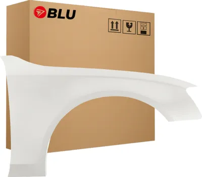 Immagine prodotto di BLU Parafango compatibile con Audi A4 B8 S4 LIFT LY9C Destra Weiss IbisWeiss | 2011-2015 | Anteriore | Verniciato | Pronto per il montaggio | Acciaio