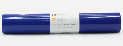 Produktbild von Kreativplotter Vinylfolie glänzend ULTRAMARINBLAU 30,5x300 cm