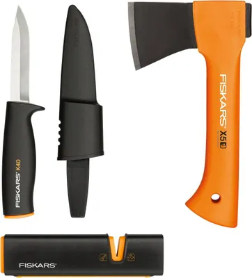Image de Set de haches à feu X5 + couteau + aiguisoir 1057913