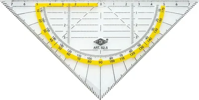 Produktbild von Geometrie-Dreieck 160mm transparent Packung mit 10 Stück