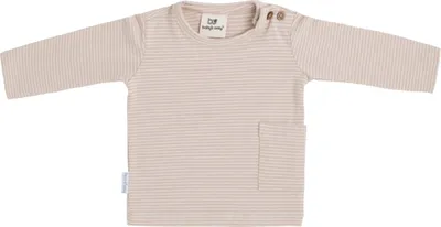 Zdjęcie produktu dla Baby's Only, sweterek dla niemowląt w paski - kolor: Alt Rosa - rozmiar: 62 - skład: 95% bawełna organiczna / 5% Elasthan