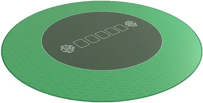 Image de Tapis de poker « Classic » - Rond - différentes tailles. Couleur : vert, diamètre : 100 cm