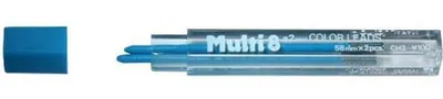Produktbild von Pentel Feinmine f. PH158  2,0mm, 2 Stück hellblau