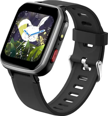 Produktbild von Kinder Smart Watch mit individuellem Zifferblatt Spiele Schrittzähler Kamera Geburtstag Geschenk für Jungen und Mädchen schwarz