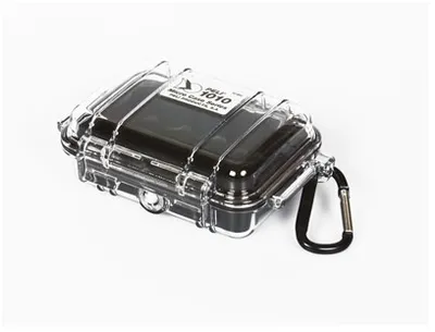 Produktbild von Peli Box Pelibox 'MicroCase 1010' klar/schwarz