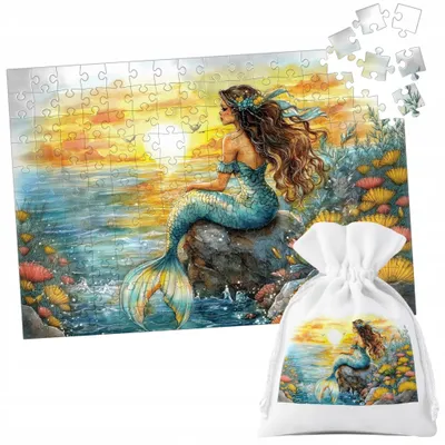 Image de Puzzle Tradycyjne - Syrenki Syrena Syreny Podwodny Świat - 252El