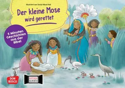Obrázok produktu pre Der kleine Mose wird gerettet. Kamishibai Bildkartenset