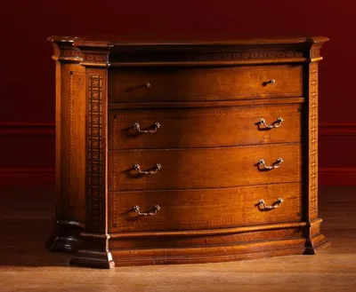 Produktbild von Landhaus Kommode Schrank Holz Schränke Möbel Konsolen Italienische Möbel Braun